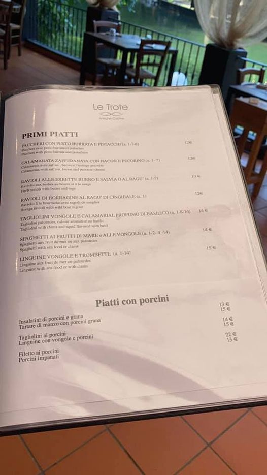 Novità con porcini freschi